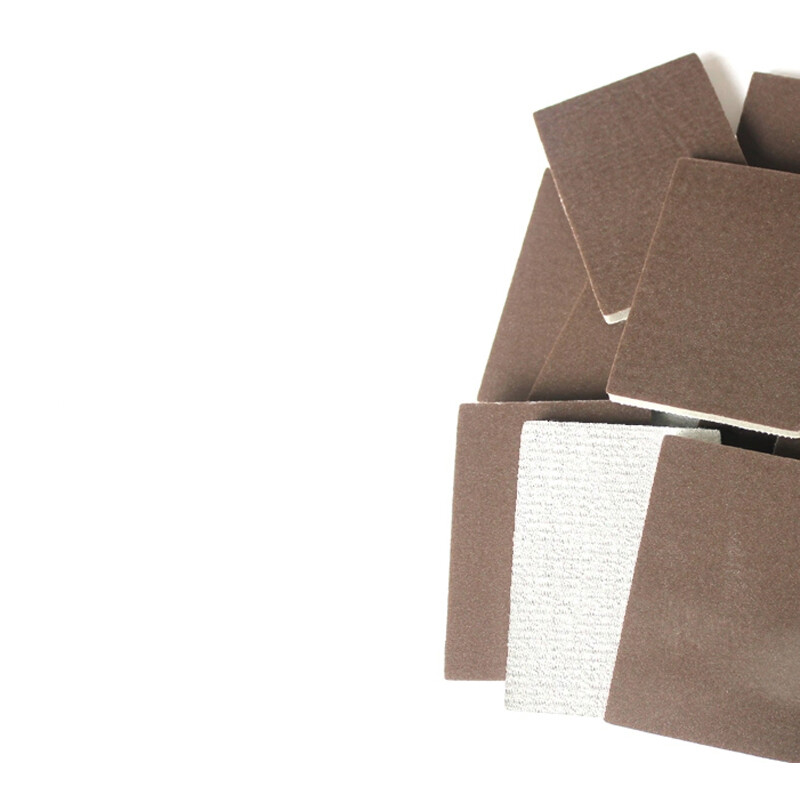 70*100mm Sponge Sanding Block Red Sandpaper Wet And Dry Foam Pads 300-2000 Grit