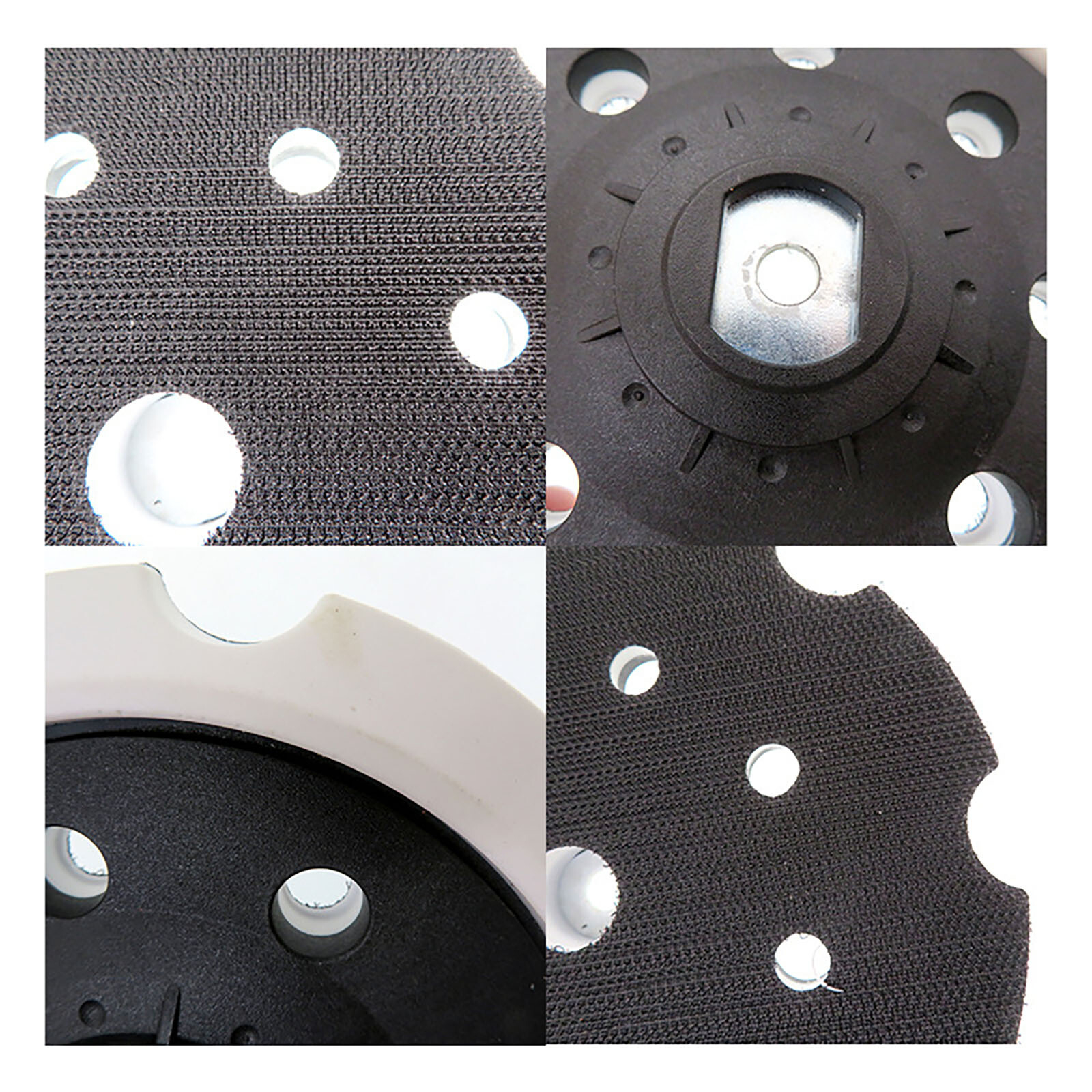 123MM 8-Hole PU Sanding Disc Backing Pad Polishing Disc Self-Adhesive Sandpaper