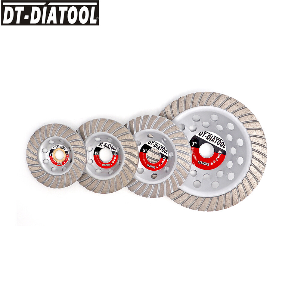 4”/4.5”/5”/ 7” Diamond Grinding Cup Wheel Sanding Discs for Concrete Masonry