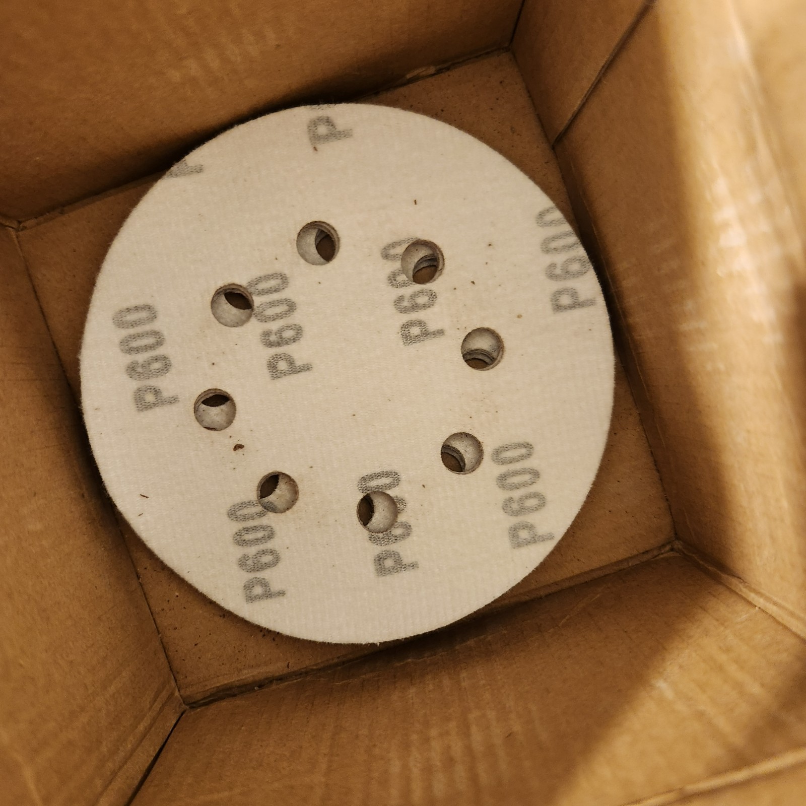100pc Random Orbital Sander Hook and Loop Sanding Paper, 5-inch Discs, All Grits