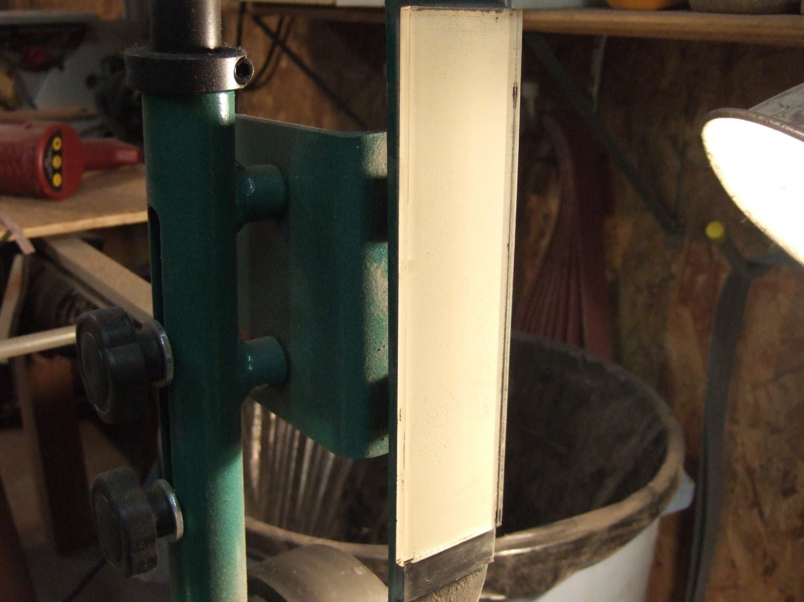 Glass Platen for Grinders and Sanders 2″ x 7 1/2″