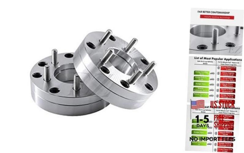2 Wheel Adapter 6×4.5 to 5×5 (6×114.3 to 5×127) Thickness 2 Inch