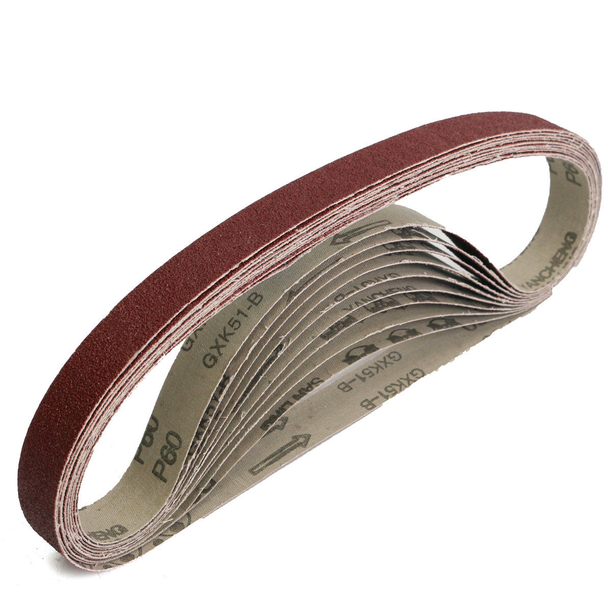 1/5pcs Sanding Belts 25x762mm Aluminum Oxide Sander Abrasive 1″x30″ 60~1000 Grit