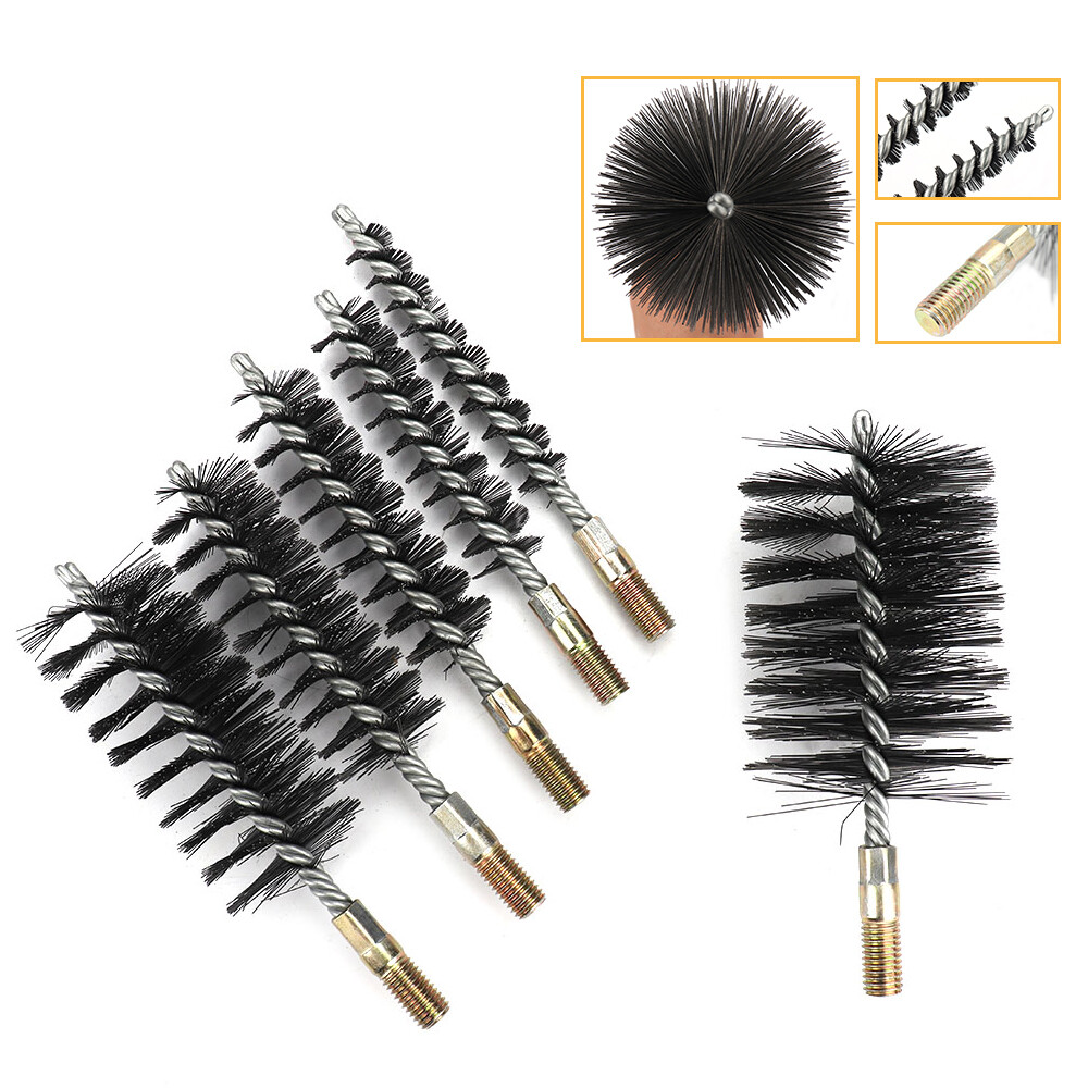 18/25/32/40/50/65/75mm Steel Wire Tube Brush Pipe Tube Cleaning For Rotary Drill