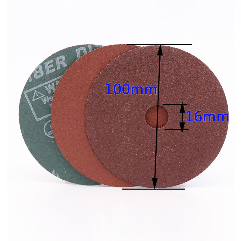 100mm/125mm Sanding Discs Sandpaper Metal Grinding Blades Polishing 36-120 Grit