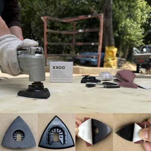 105 Pcs Oscillating Multi Tool Sanding Pads Kits 2 Pcs 3-1/8 Inch , 2 Inch
