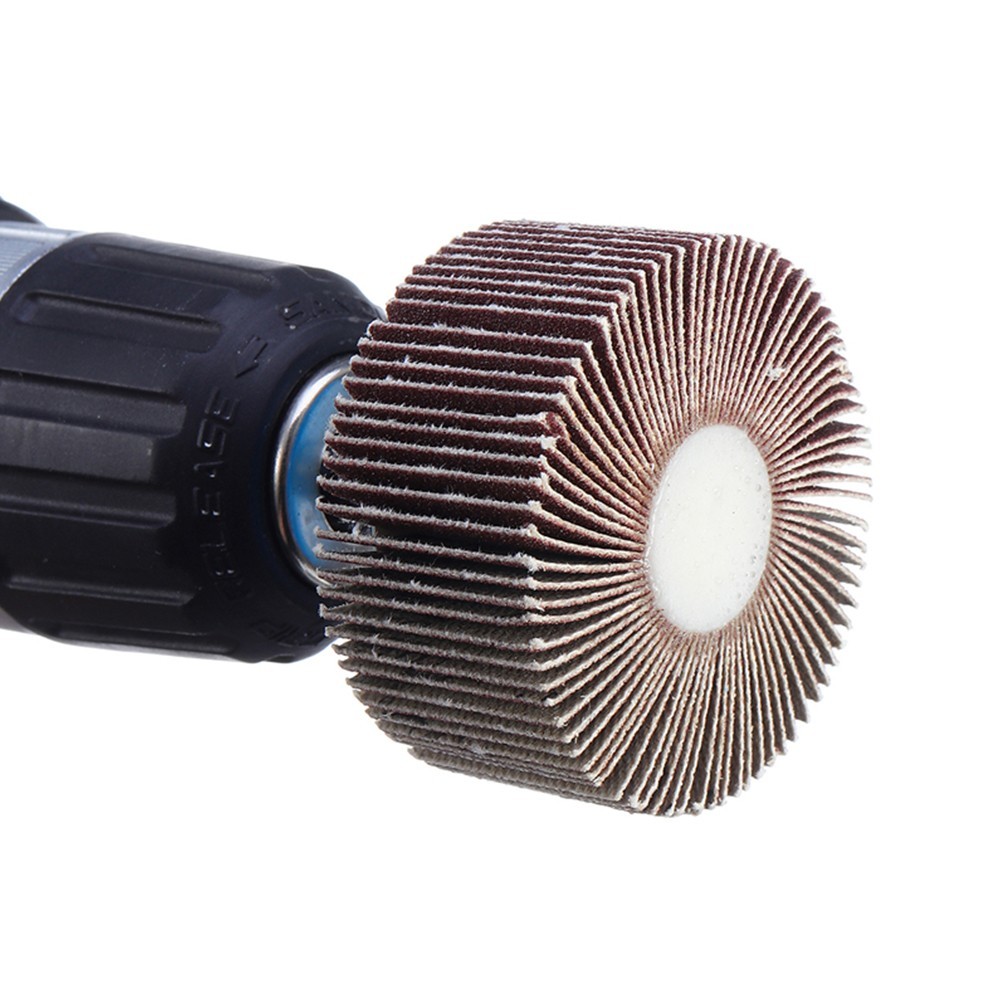 Wide Application Set of 4 Sanding Flap Disc Wheels 80 Grit Rotary Tool
