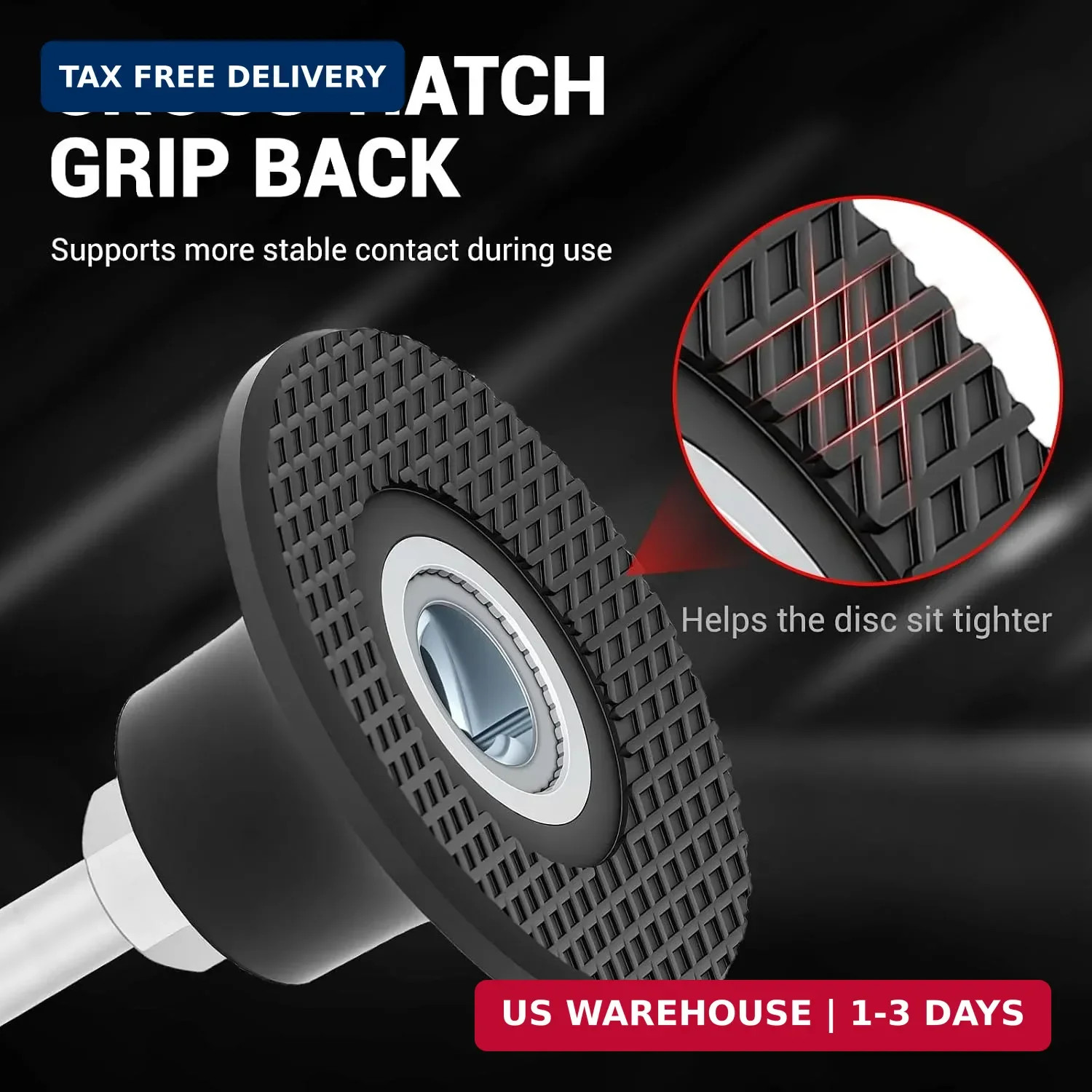 2 Pack 2 Inch Quick Change Disc Pad Holder, Sanding Discs Holder with True 1/4″