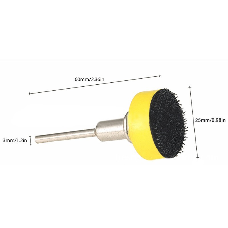 25mm 1 Sanding Sander Backing Pad Rotary Drill Bit Sandpaper Disc Tool Set Tool