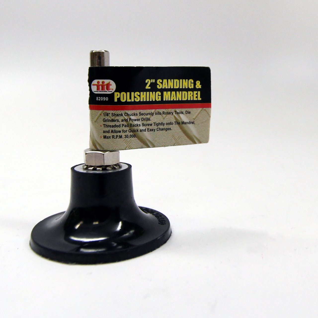 IIT 2″ Sanding Mandrel 1/4″ Shank Fits Drills And Air Grinders (4PCS)