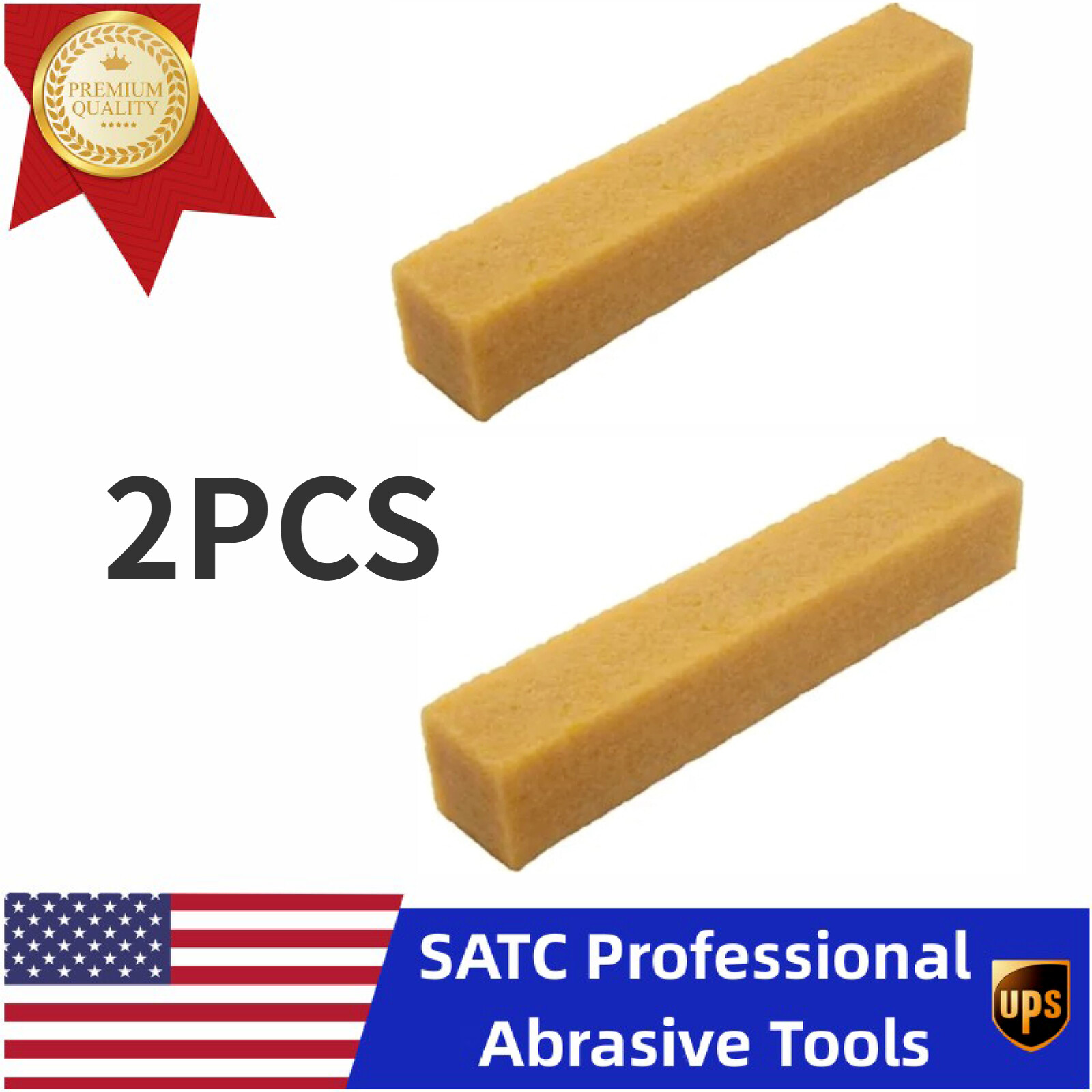 2PCS 1″ x 1″ x 6″ Abrasive Cleaning Stick for Sanding Belts Build Cleaning Tool