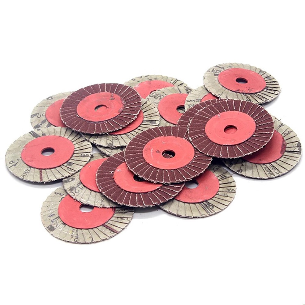 Flap Sanding Disc 100*16mm Brown Corundum Grinding Polishing Angle Grinder Wheel
