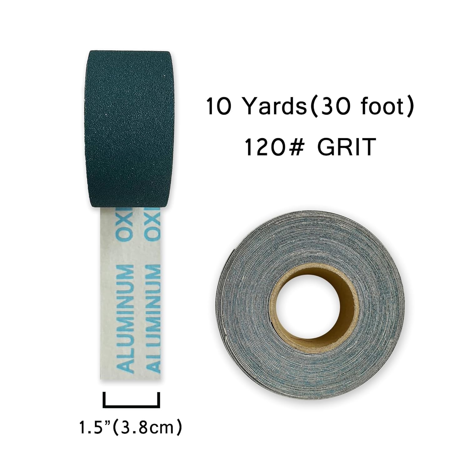 Waterproof Emery Cloth Roll Grit 120 Abrasive Wet of Dry Sandpaper 1.5 inch X…