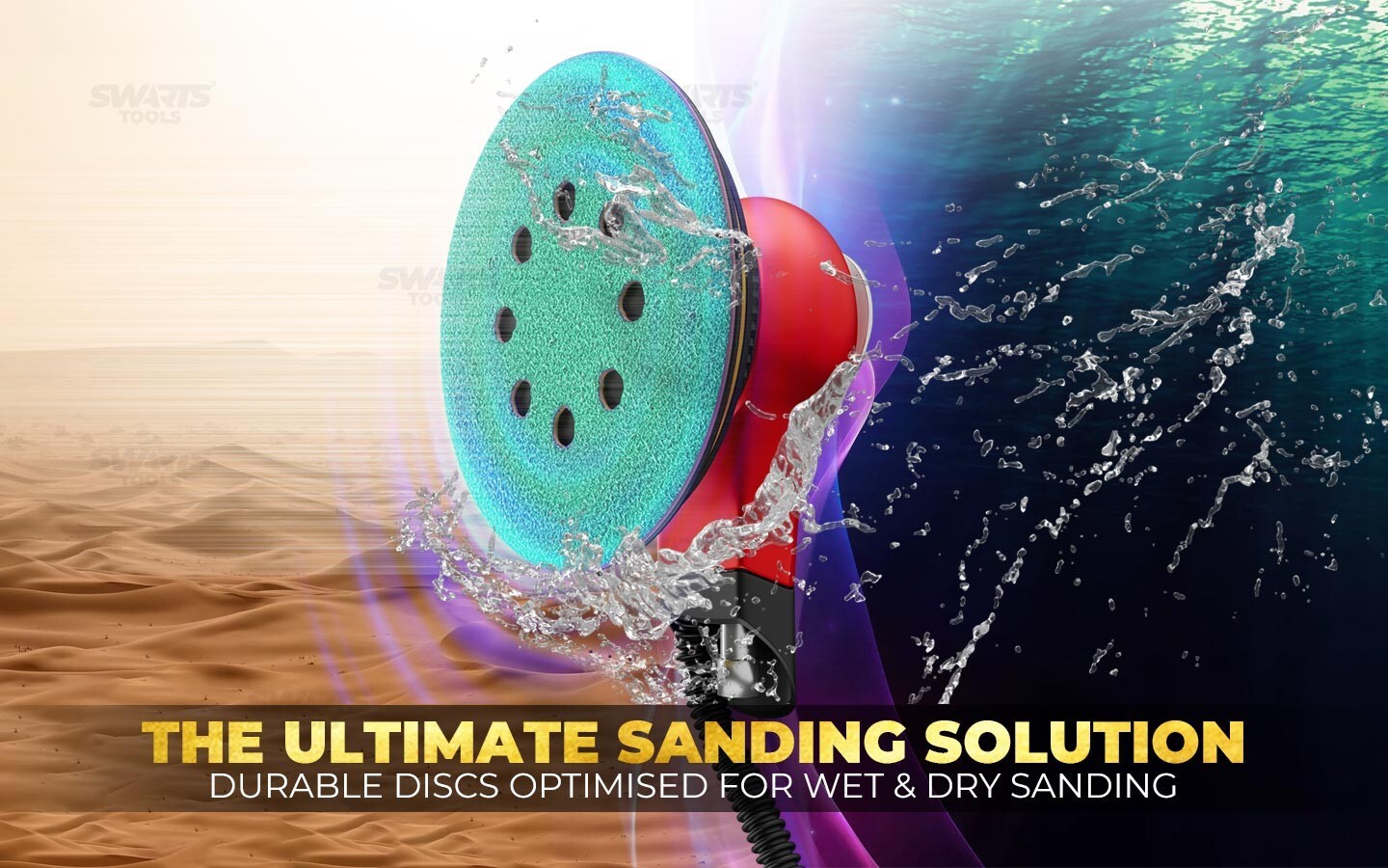 Sanding Discs Pads for Orbital Sander Circular Hook & Loop – 125mm 5″ 150mm 6″