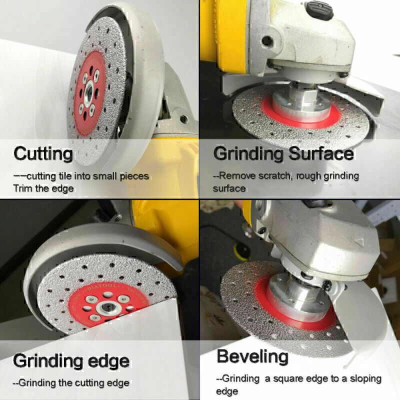4″/4.5″/5″ Diamond Cutting Grinding Disc M14 Saw Blade for Ceramic Tile Grantite
