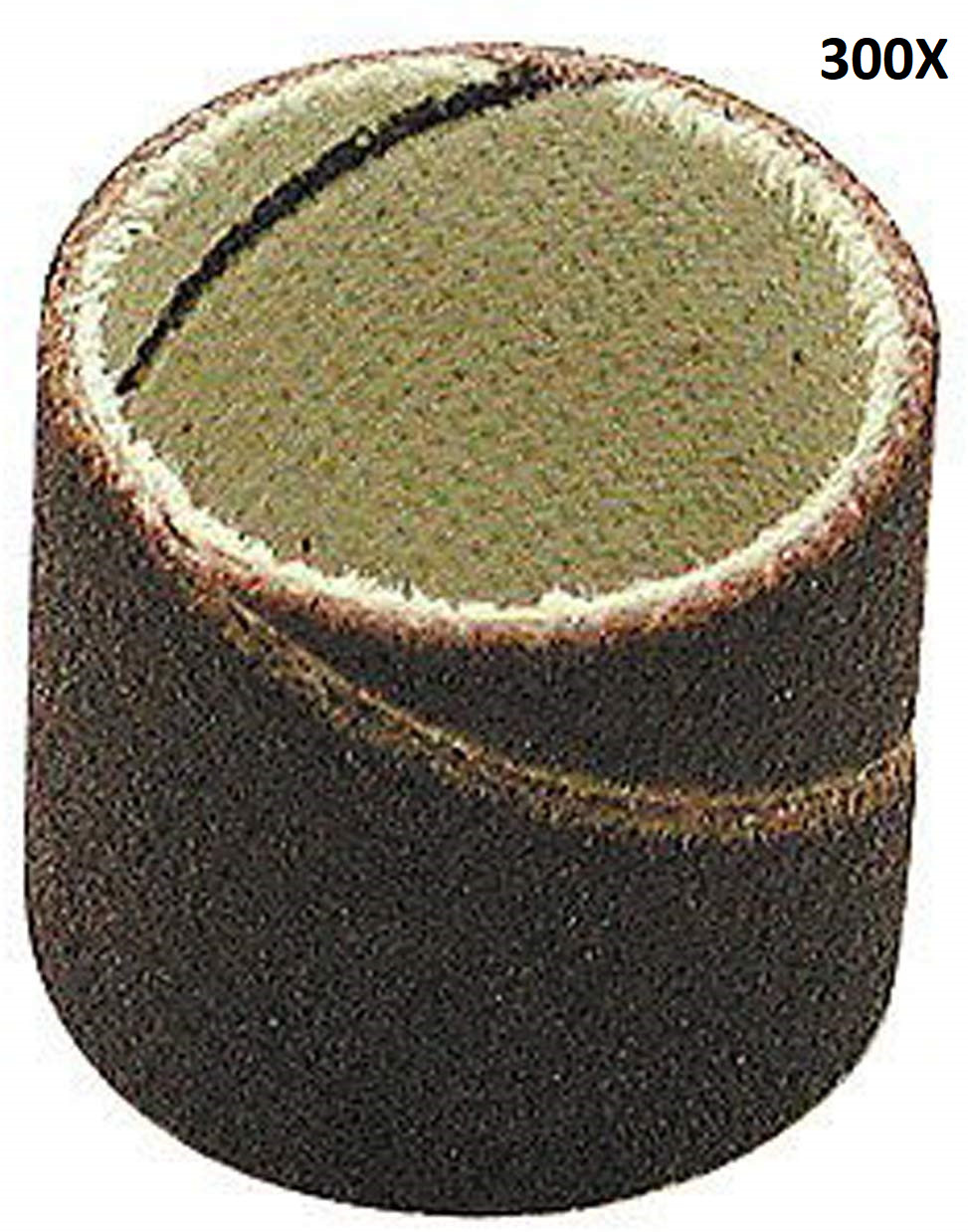 Gyros 11-84086/300 Sanding Bands 1/4-Inch Diameter by 1/2-Inch, 80 Grit, 300-Pac