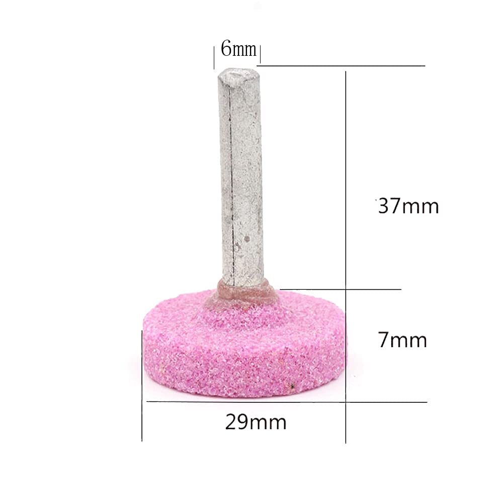 10 Pack Various Shapes Abrasive Grinding Stone Mounted Grinding Bits 1/4″ Shank