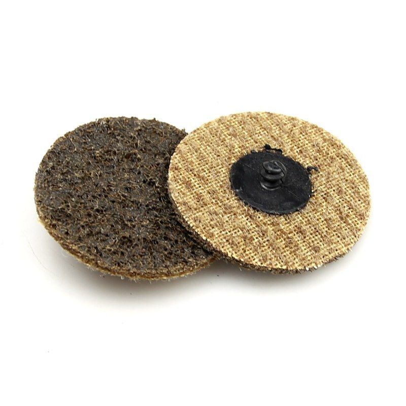 100 Pcs 3 in Scour Quick Change Sanding Disc Coarse to Fine Surface Conditioning
