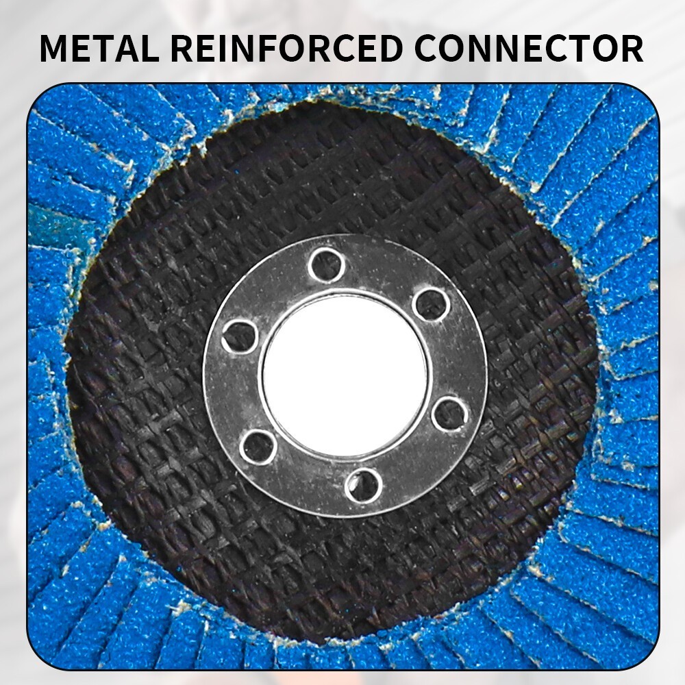 U-Shaped Flap Disc 4/4.5/5 Inch 60 Grit Angle Grinder Sanding Grinding Wheel