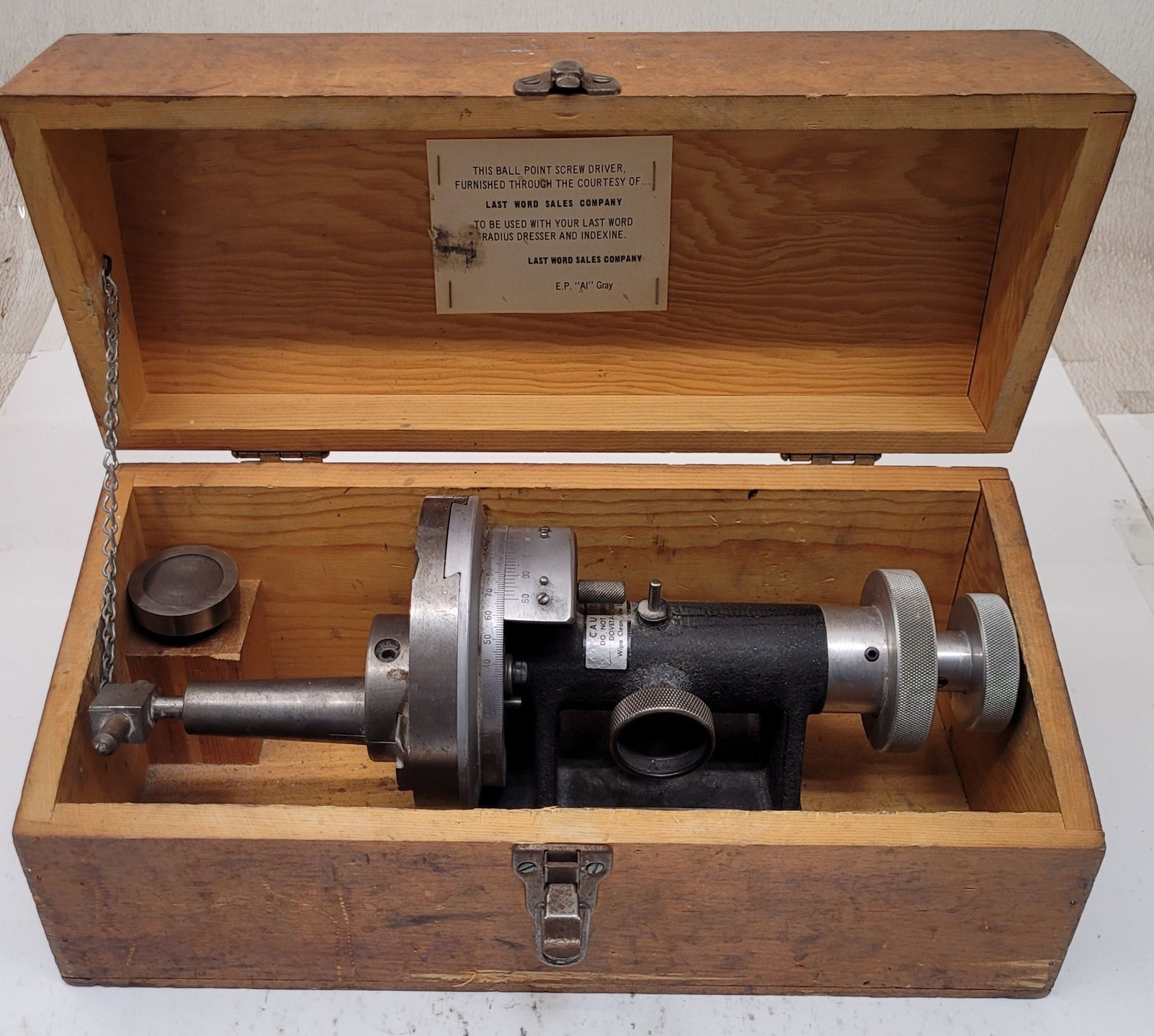 Last Word Radius Angle Dresser Centerline 3.400