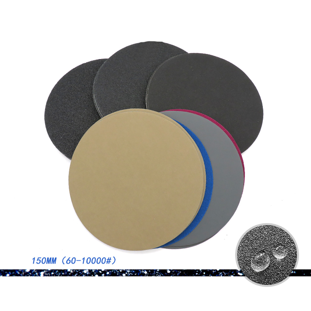 150mm Wet and Dry Sanding Discs Grit 60-10000 6″ Hook & Loop Polishing Sandpaper
