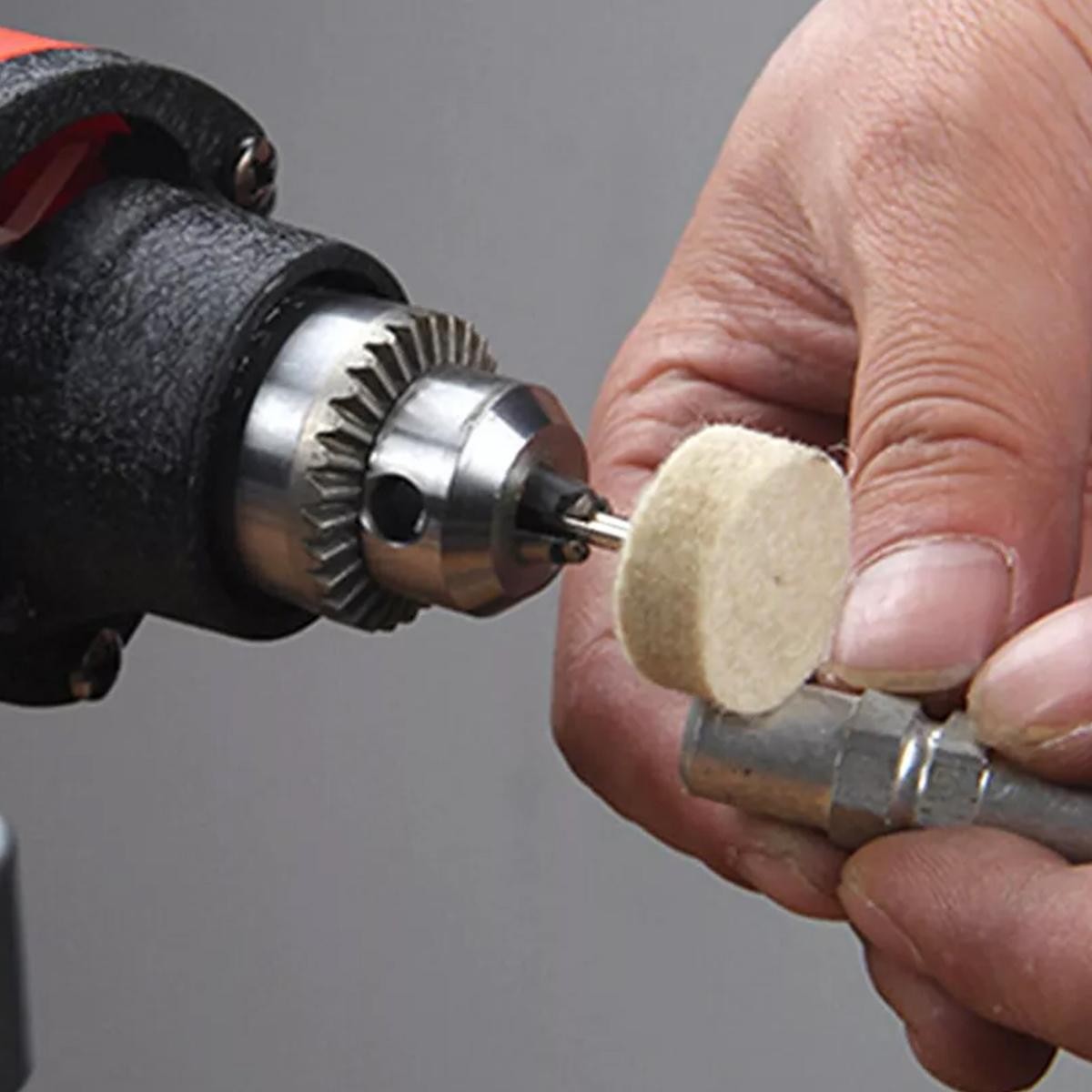 129PC Wool Polishing Wheels Set for Metal Surface Rotary Polishing Tool Kit