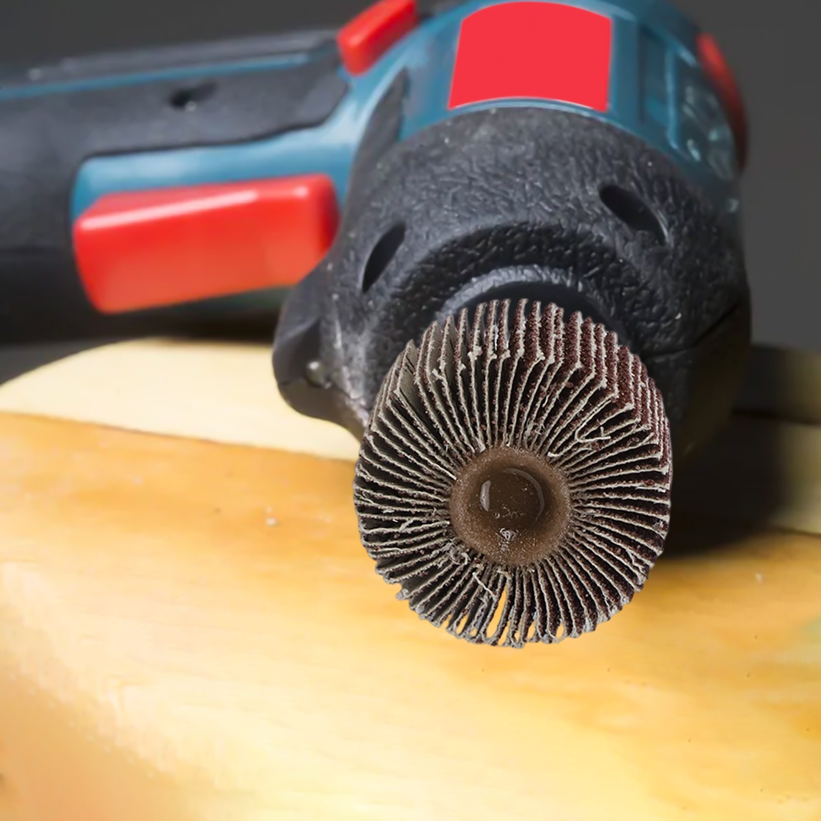 Wide Application Set of 4 Sanding Flap Disc Wheels 80 Grit Rotary Tool