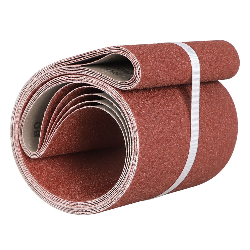 5PCS 6×48 in Sanding Belts 80 NEW Grit Belt Sander Sandpaper aluminum oxide
