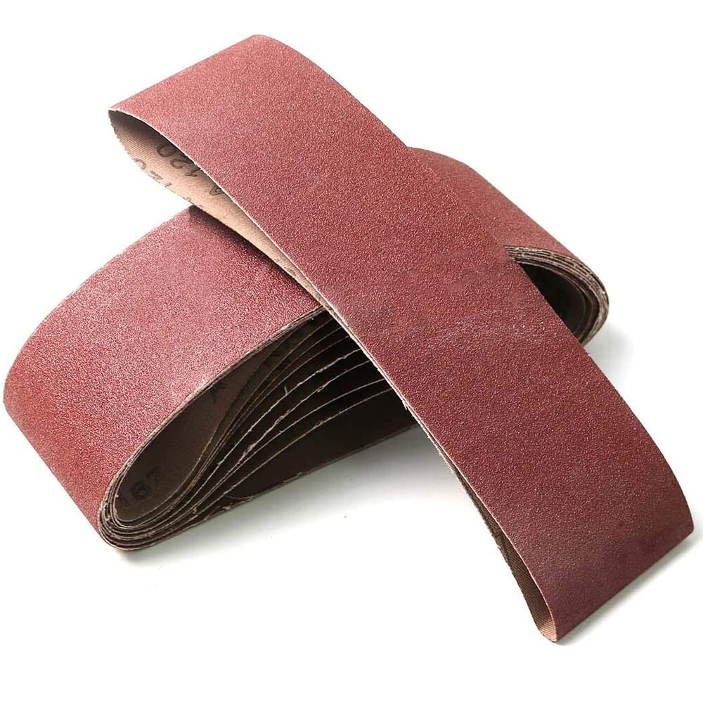 20PCS Belt Sander Sandpaper 3×21 Sanding Belts 40 60 80 120 150 240 400 Grit US