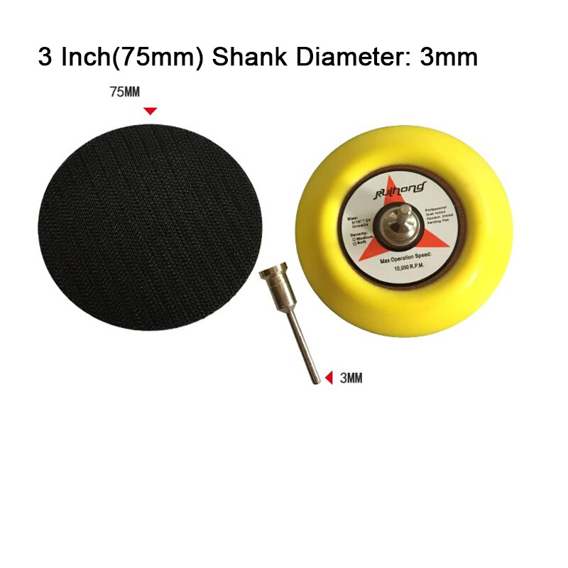 Sanding Sander Backing Pad For Dremel Rotary Drill Bit Sandpaper Disc 25mm-75mm