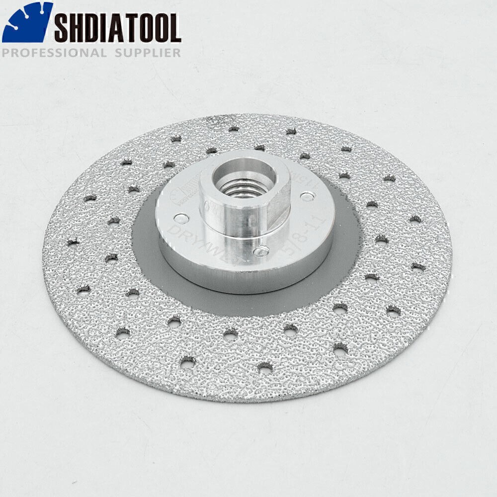 SHDIATOOL 4.5” Vacuum Brazed Diamond Cutting Grinding Wheel Grinder Blade 5/8
