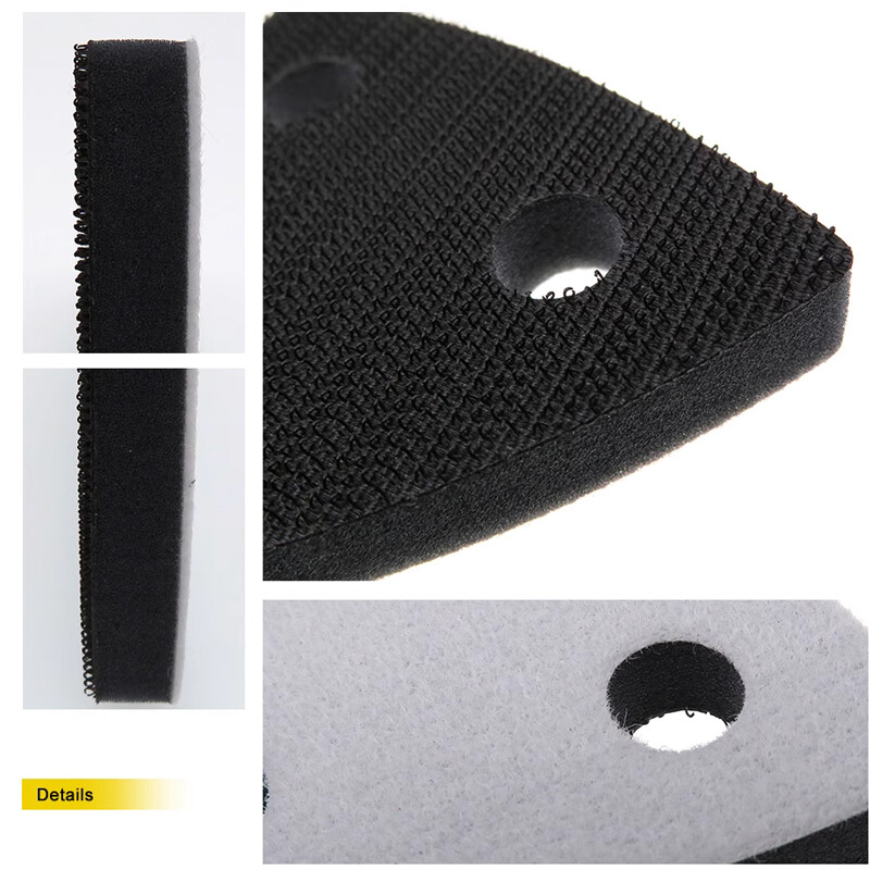 Triangle Soft Hook and Loop Sanding Disc Cushion Interface Pad Backing Pads New