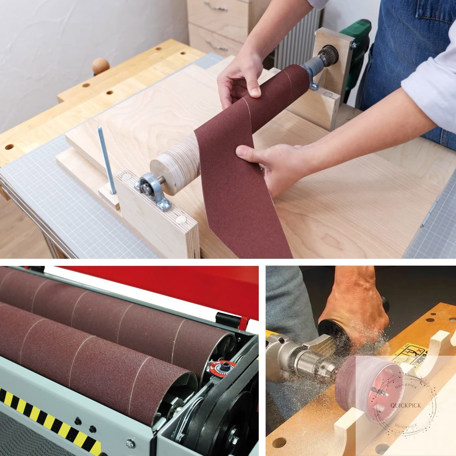 80 Grit Sandpaper Roll 3 Inch x 49 Feet Emery Cloth Roll Aluminum Oxide Abrasive