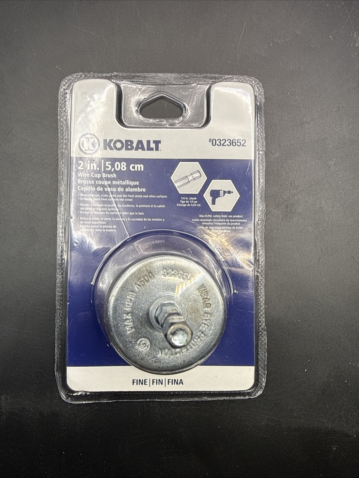 Kobalt Wire Wheel Cup Brush #0323652 2 Inch—New