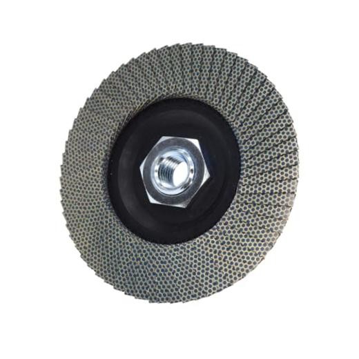 4.5 Inch Flap Disc 5/8″-11 Threaded Grinding Wheel for Granite 120 Grit Diamond