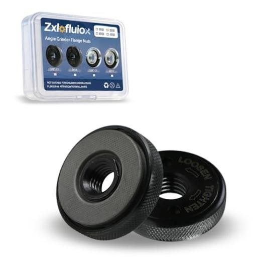 Pack 5/8″-11 Angle Grinder Flange Nuts for Fixing Cutting 5/8″-11 Thread 2