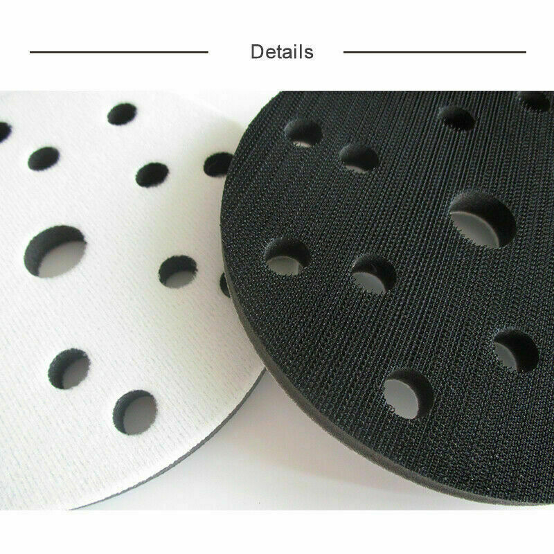 5 pcs 6 inch Sponge interface pad hook loop sanding Disc Sander Backing Pads