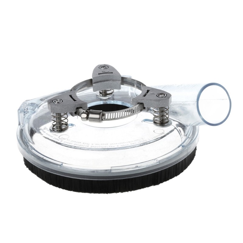 Dust Shroud Kit Dry Grinding Dust Cover for Angle Hand Grinder Clear 4″/ 5″