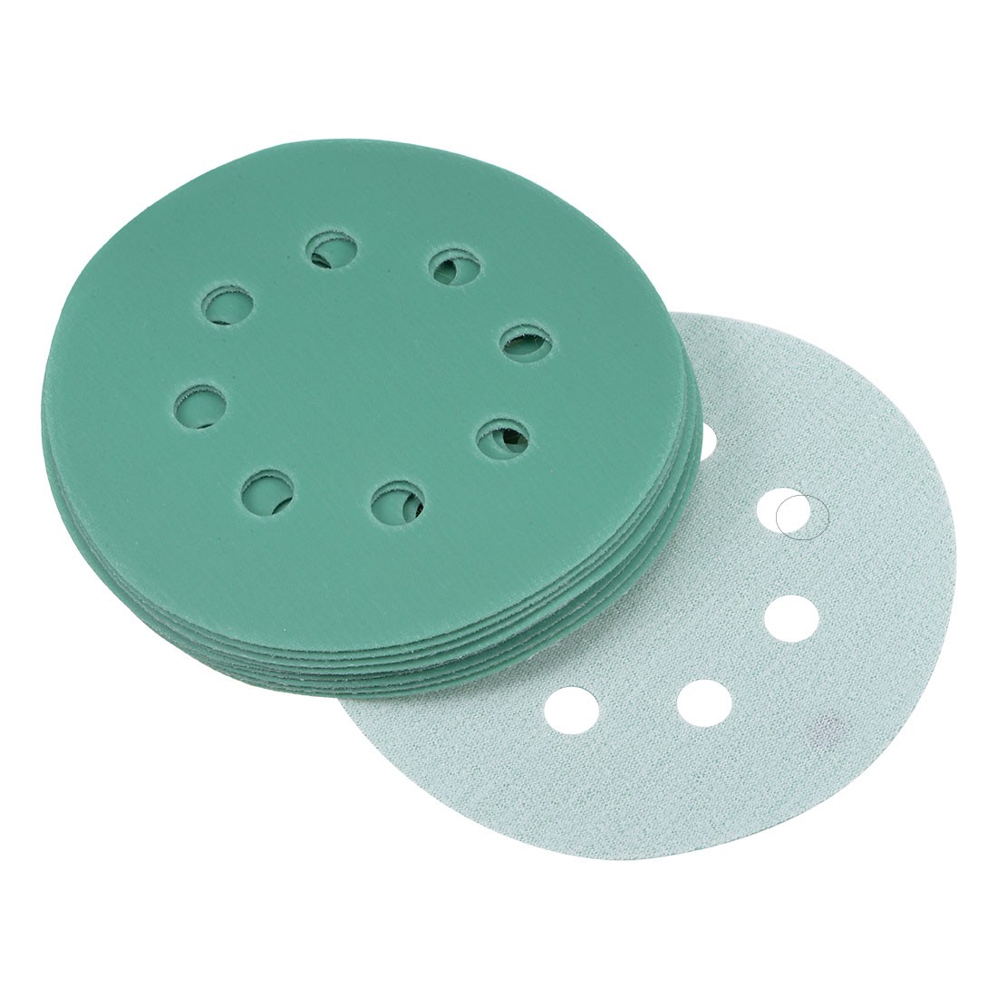 10pcs 5 Inch 8 Hole 600 Grit Hook Loop Sanding Discs Wet Dry Aluminium Oxide