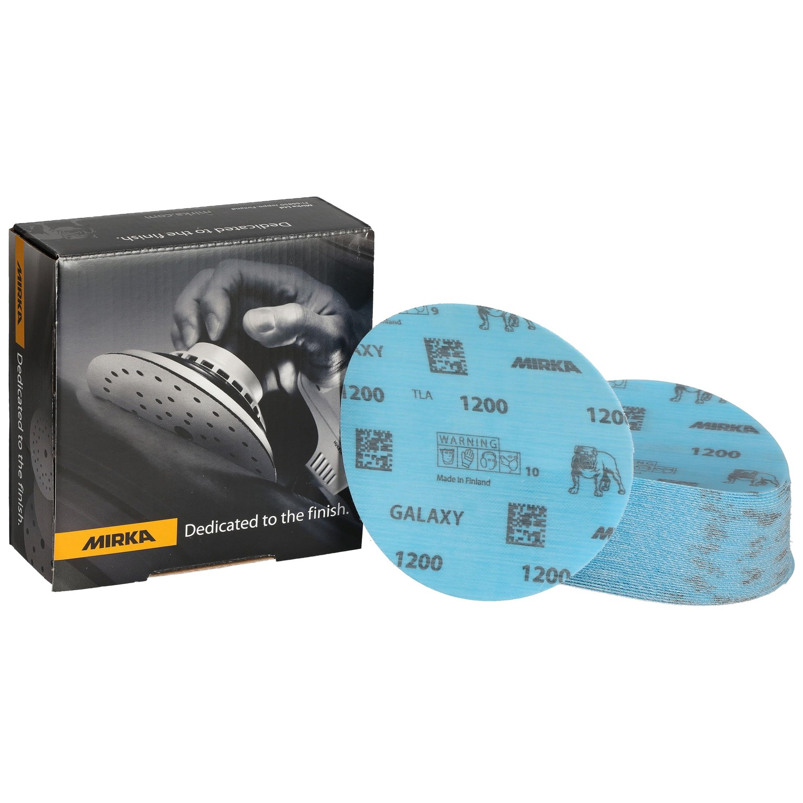 Mirka Galaxy 5 Inch Sanding 1200 50 Pack Hook And Loop Multipurpose Ceramic