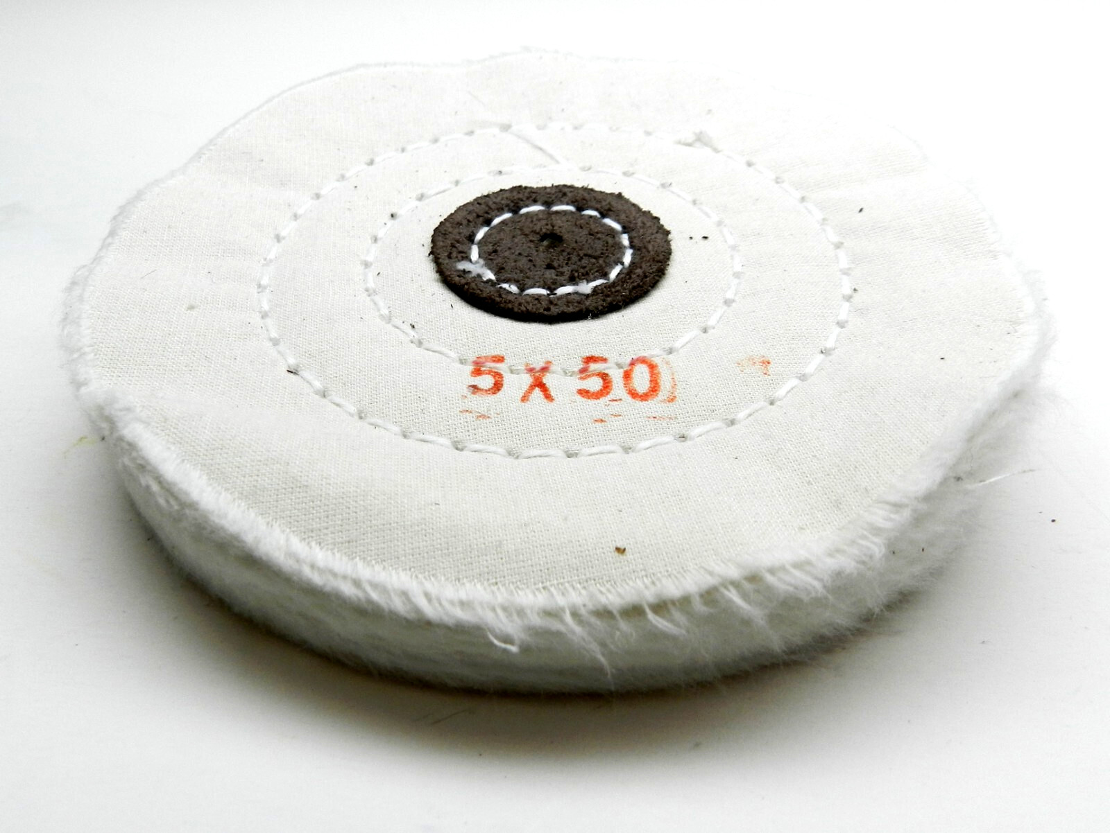 5″ Polishing Buff Finex Muslin White 50Ply Buffing Wheel Polish Jewelry
