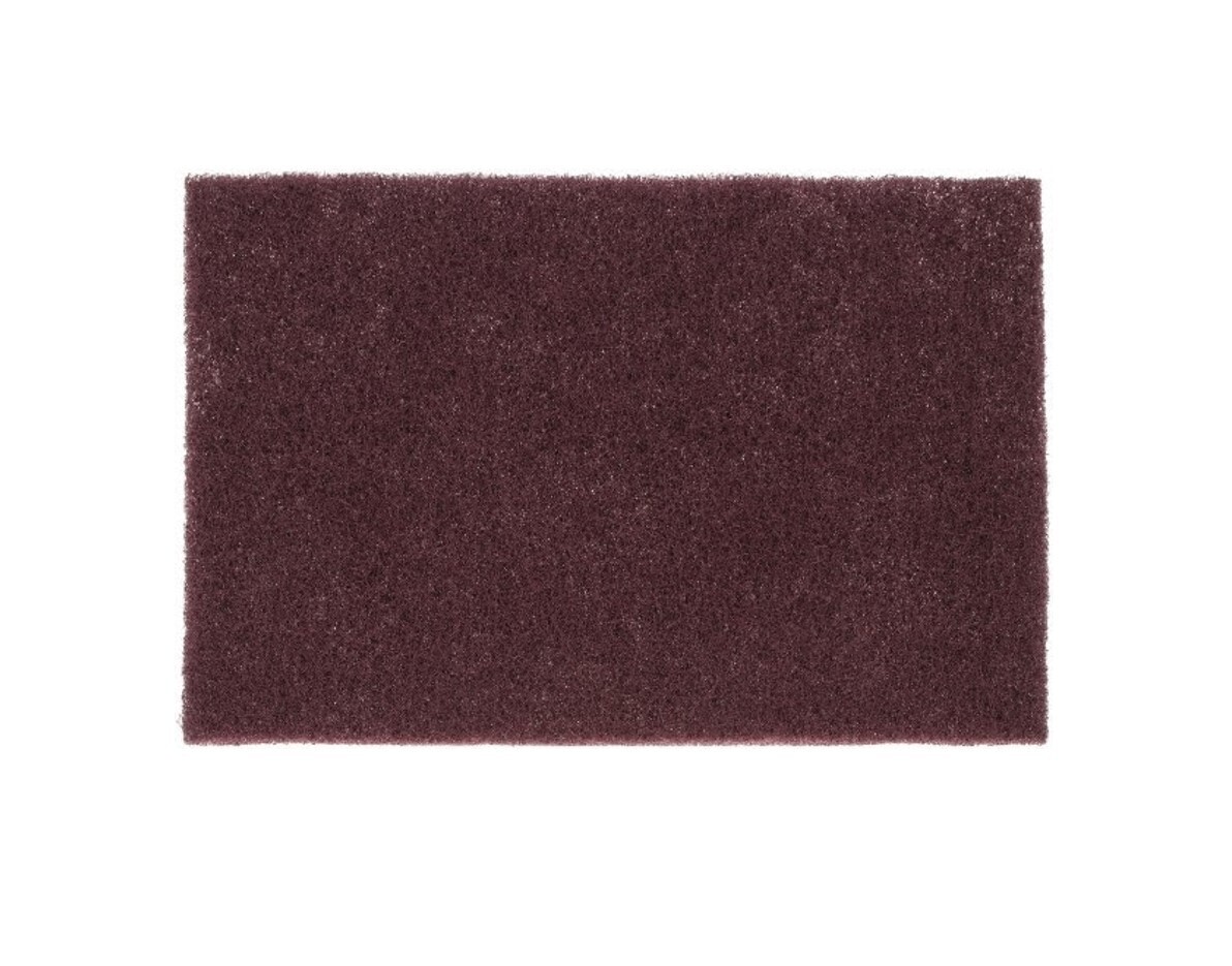 Norton Bear-Tex 662610 74700, 6″x9″, Maroon Hand Pads, Box of 20, FREE SHIPPING