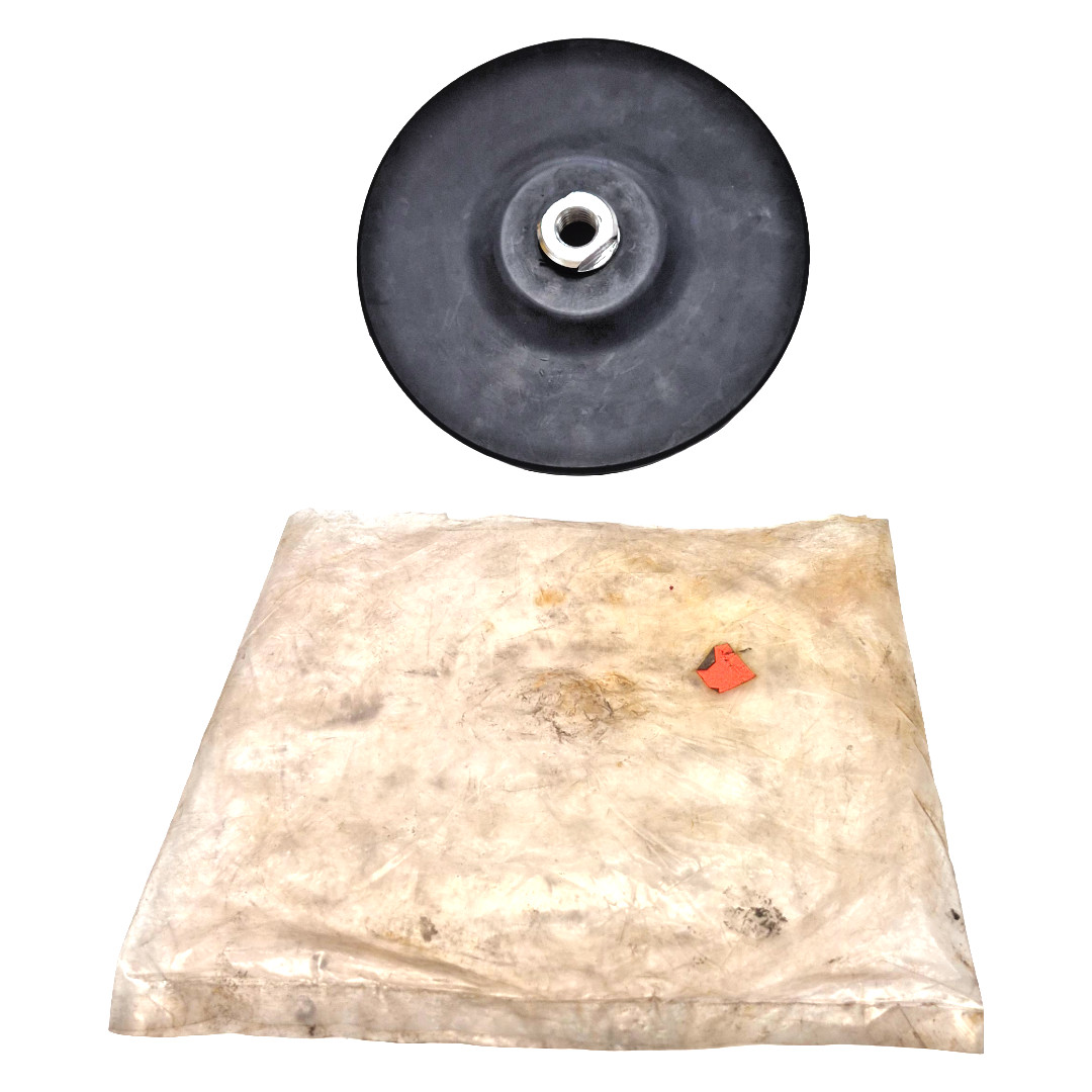 RUBBER BACKING PAD 7″ OAD 1/2″ (20MM) THREAD 8,600-RPM