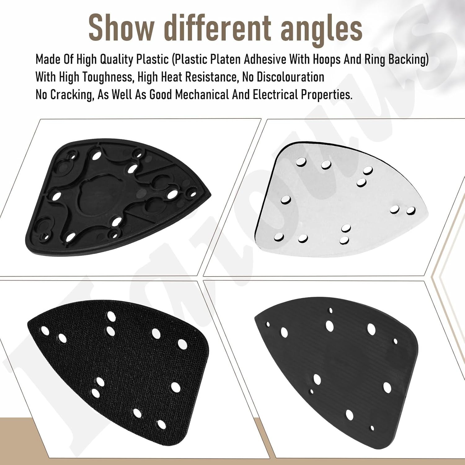 2 PACK 039065005001 MOUSE SANDER REPLACEMENT PADS FOR RYOBI FOR RIDGID W