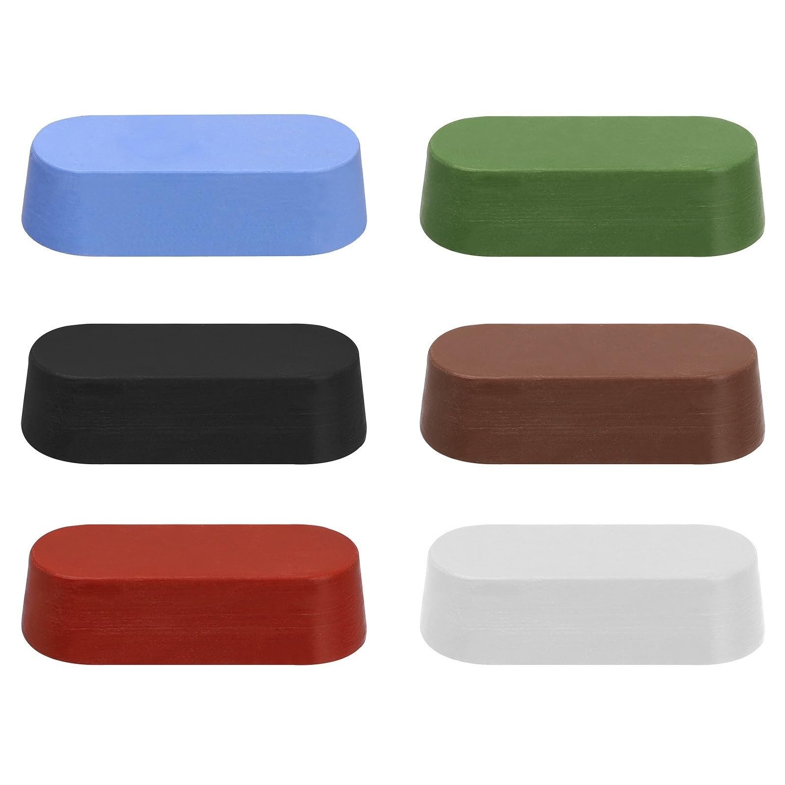 DSMART Metal Polishing Buffing Compound Sets 6oz (1oz* 6Pcs) Polish Rouge Bar fo