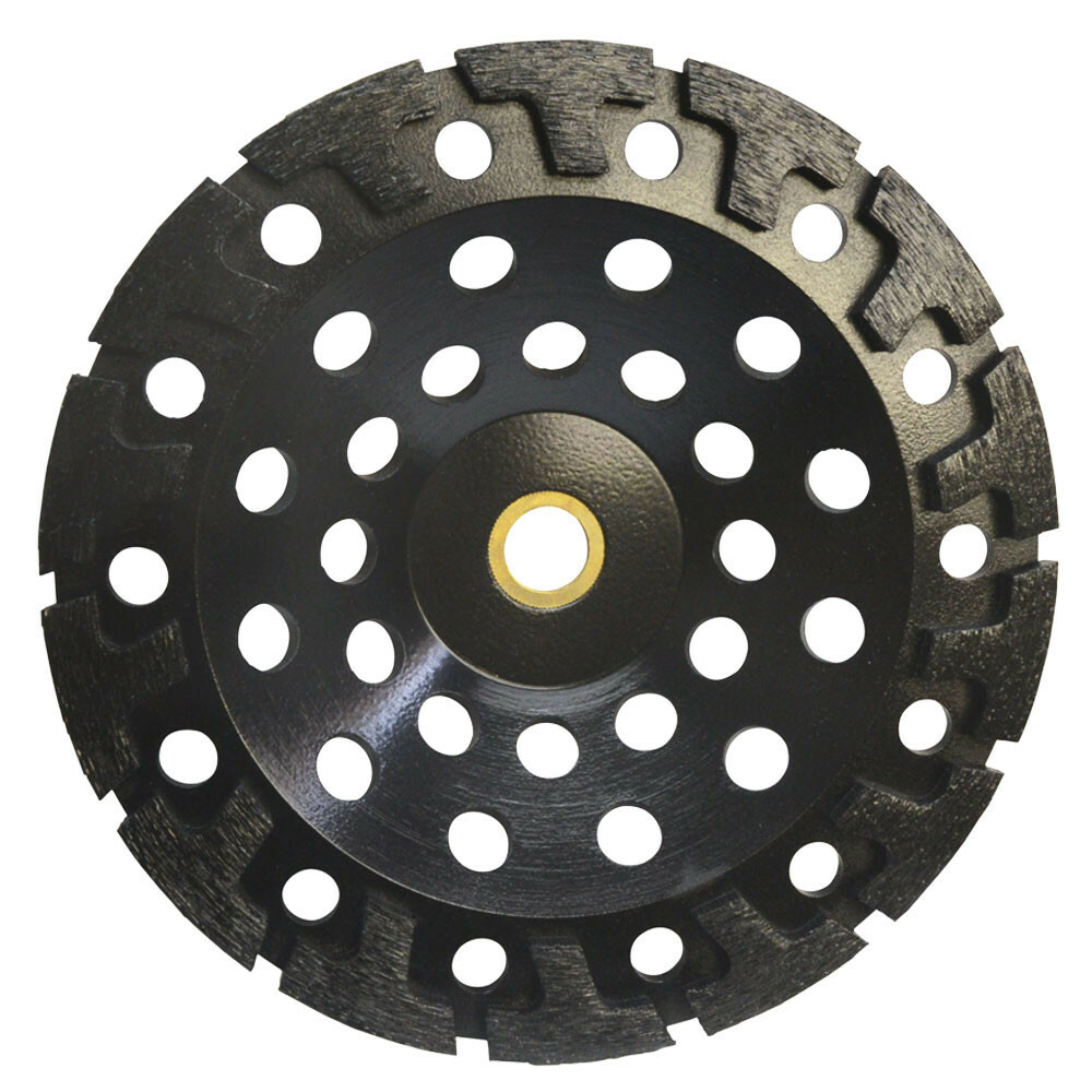 7″ T Segment Grinding Blade Diamond Cup Wheel 7/8 -5/8 Arbor