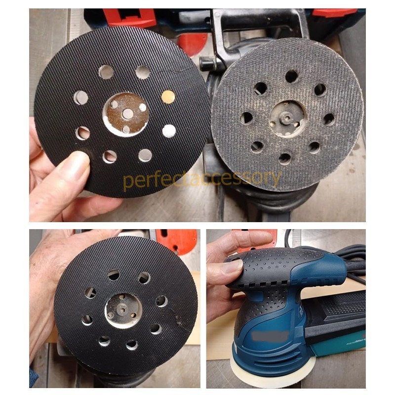 1-2PCS 5″ 8Hole Hook&Loop Sander Pad For Bosch RS032 3107DVS 3725DVS 3725DEVS