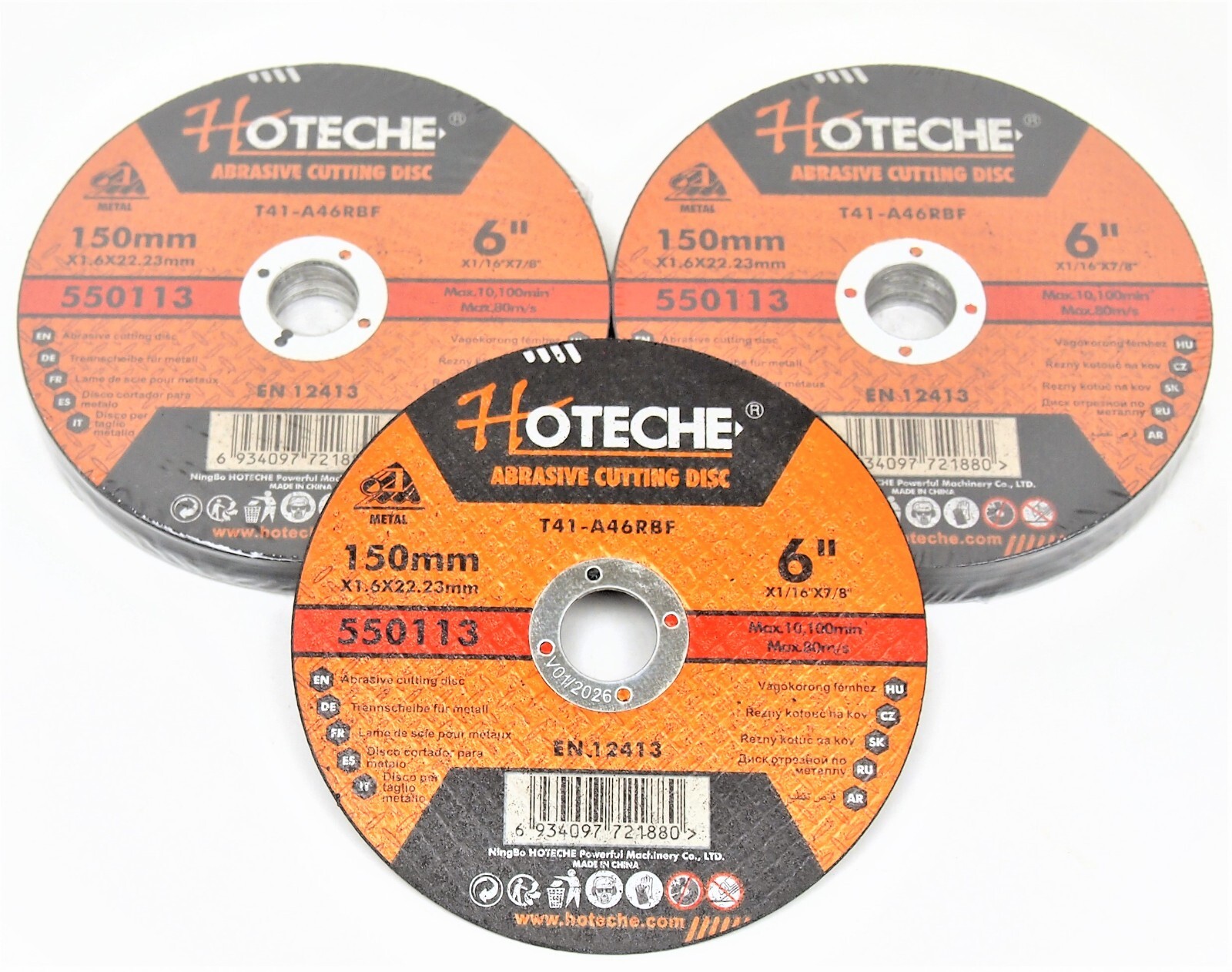 Lot of (20) Cut Off Wheel 6″ x 1/16″ x 7/8″ Cut Metal Stainless Steel 550113