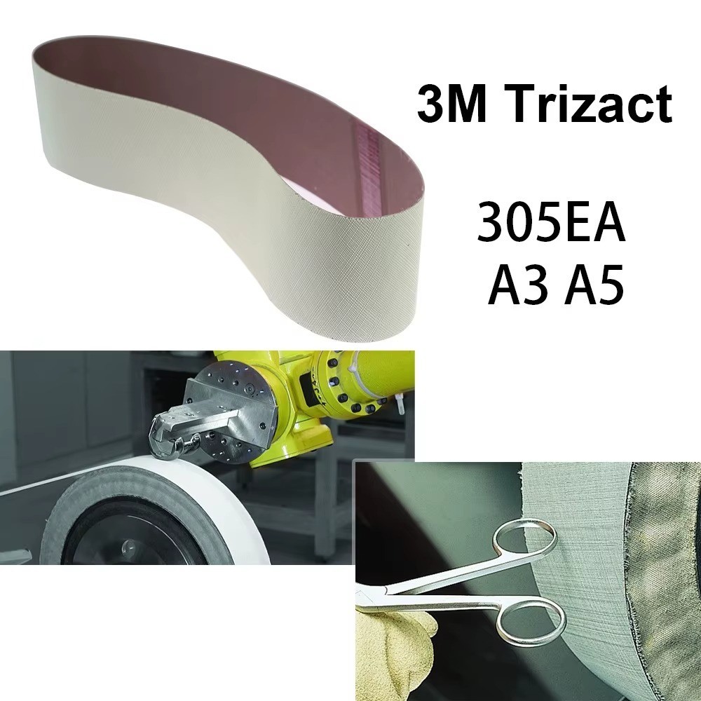 6 Pcs 1220/2000x50mm Sanding Belt Stainless Steel Polishing A3 A5 A6 A16 A30 A65