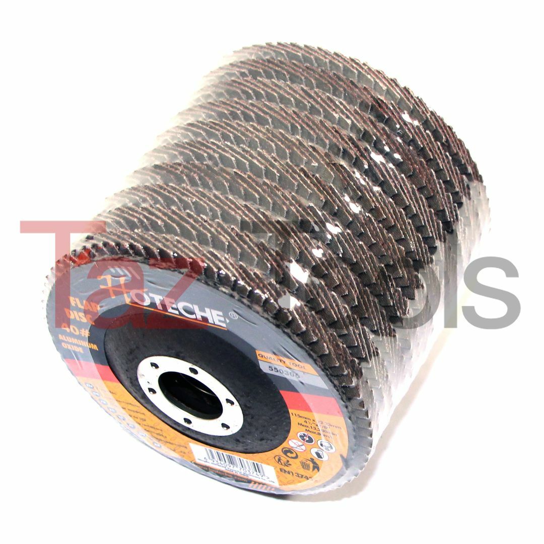 20PC 4-1/2″x7/8″ 40 GRIT Flap Disc Angle Grinding Sanding Wheels Aluminum Oxide
